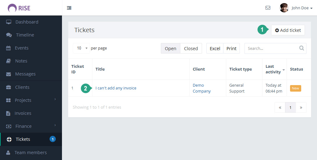 tickets